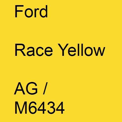 Ford, Race Yellow, AG / M6434.